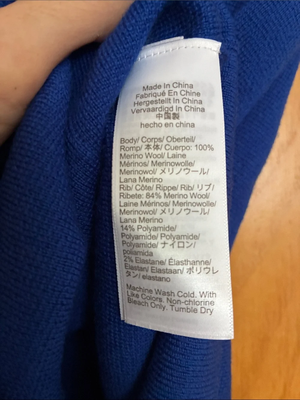 J.Crew marino wool relaxed blue Button-up Vest